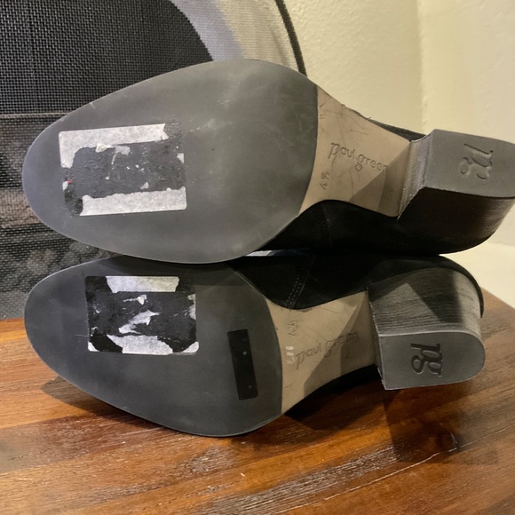 Paul Green Black Ankle Boots - Picture 7 of 8